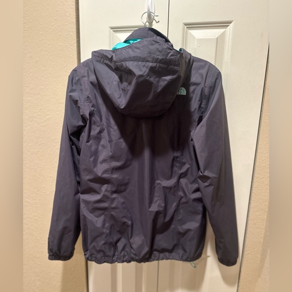 The North Face Resolve Waterproof Women’s Jacket Dark Mauve/Kokomo Green,Large - Picture 4 of 10